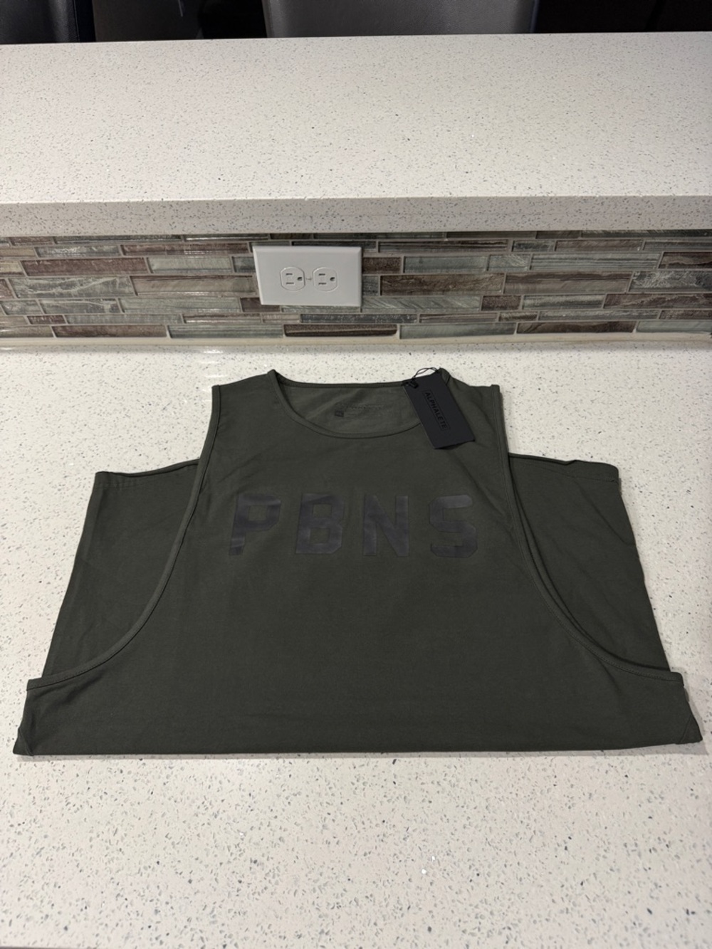 Alphalete Olive Green PBNS Muscle Tank